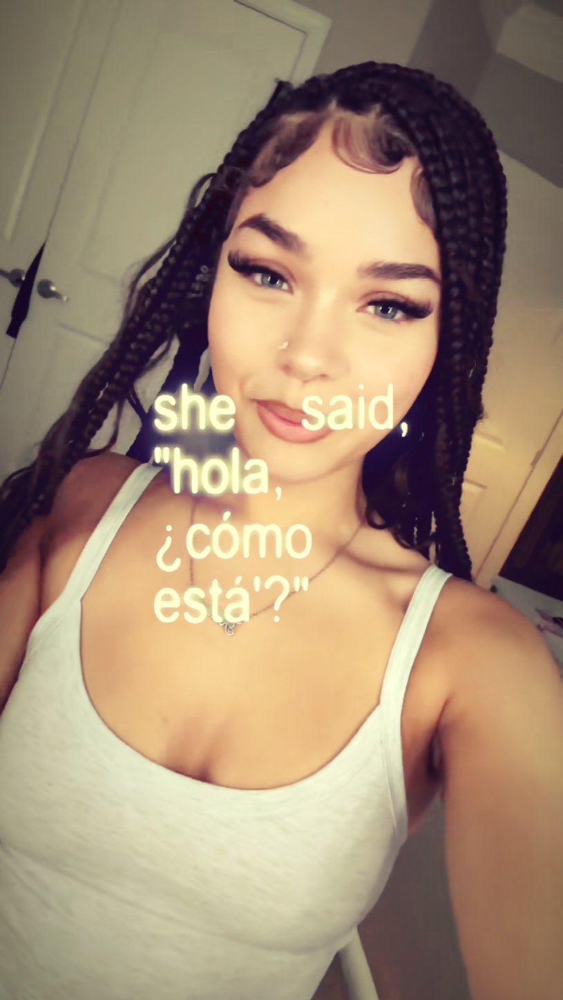 Ela disse 