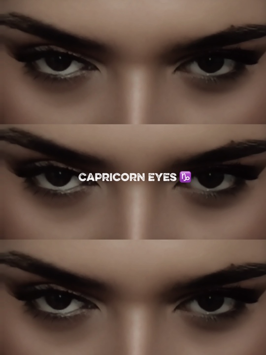 Ojos de Capricornio♑️