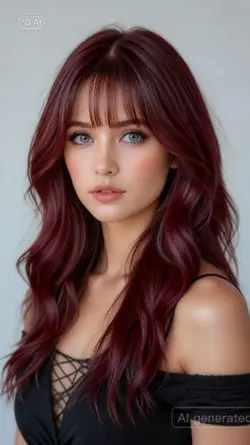 burgundy hair colour