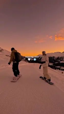 snow trip vibes 