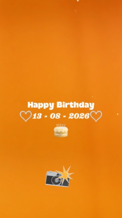 BDAY 13 AUGUST