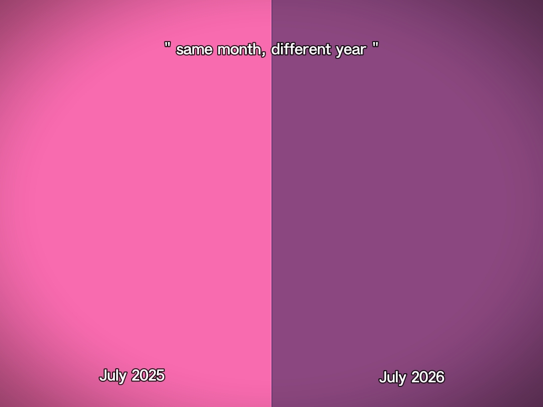 Same month,different