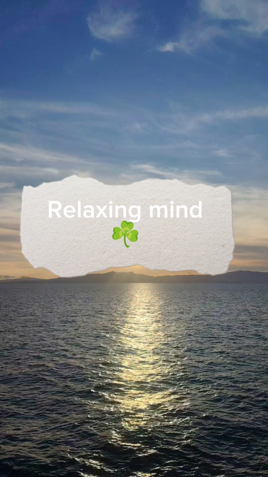 Relaxing mind 
