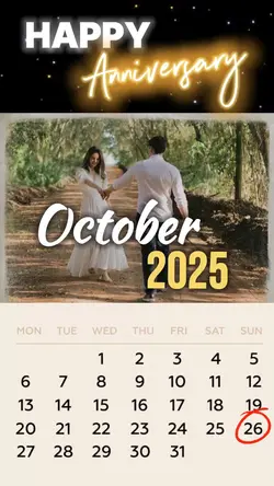 Anniversary 26 oct