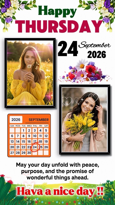 Jueves 24 de septiembre de 2026