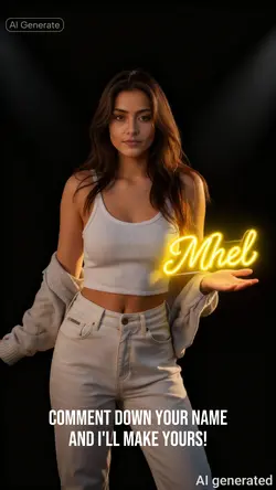 MHEL neon sign name