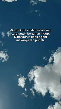 minum kopi adalah