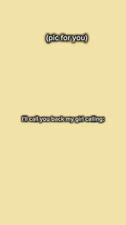 ill call you back
