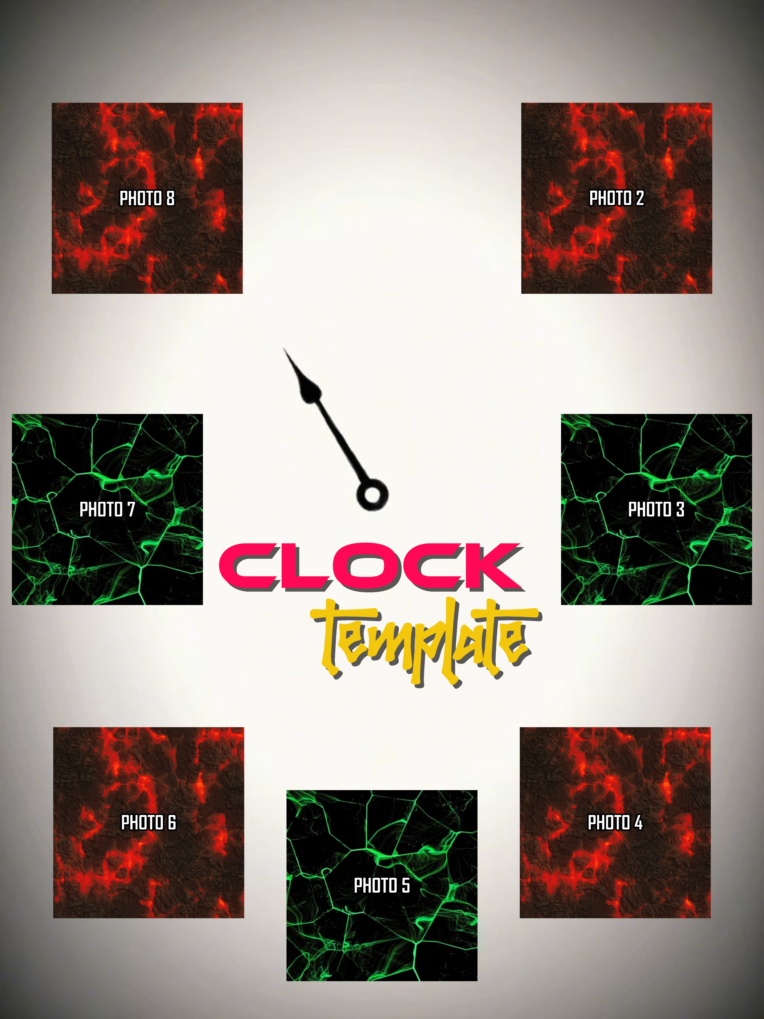 CLOCK TEMPLATE 