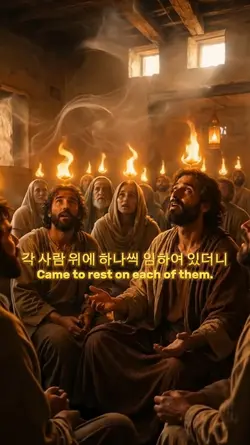 성령의 불이 임하는 순간