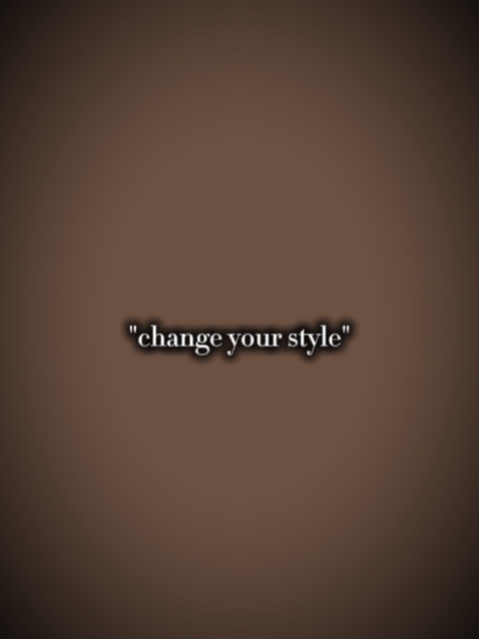 Changeons votre style