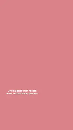 Speicher voll 