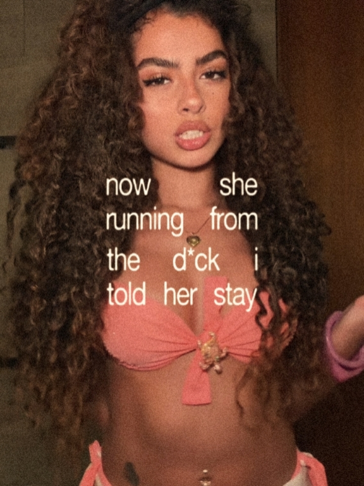 now she running....