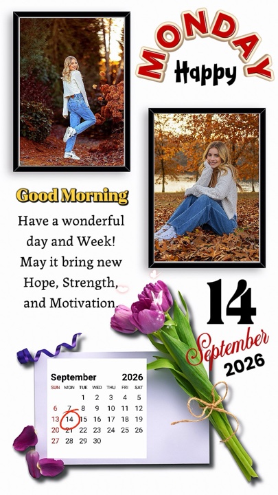 Monday 14 Sep 2026