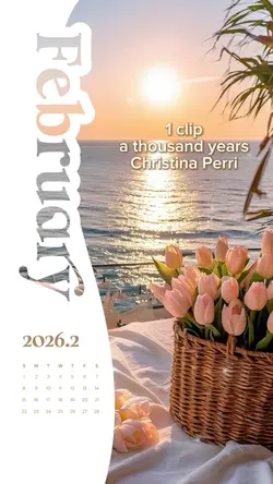 2月calendar②(white)