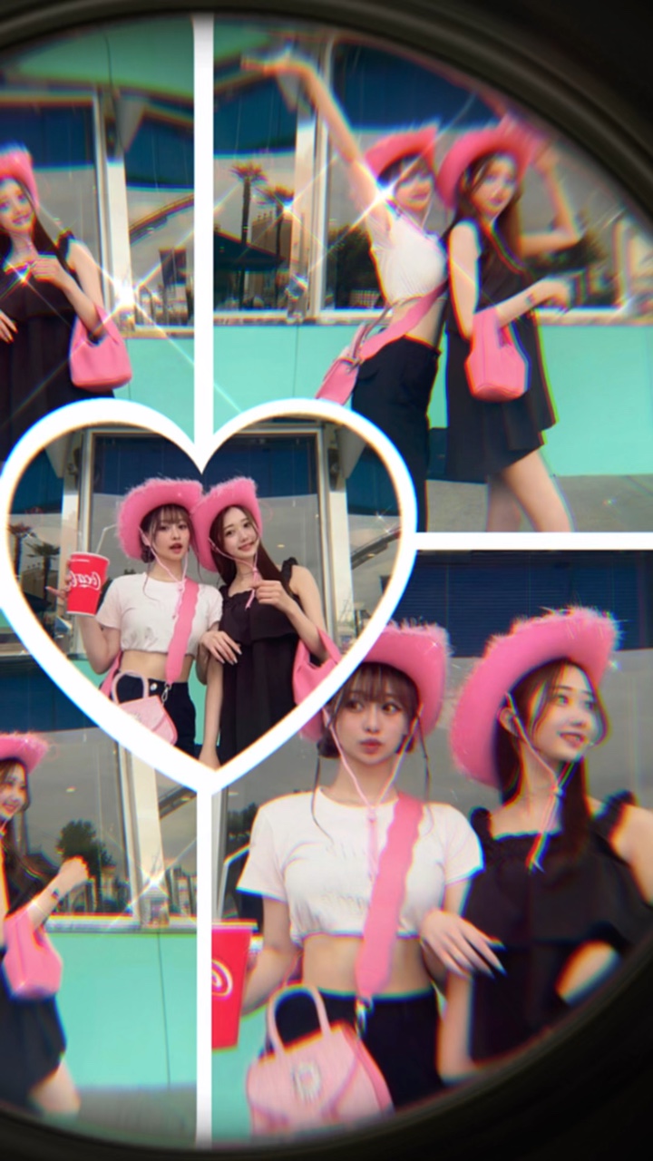 Hey！可愛い女の子にぴったりなコラージ