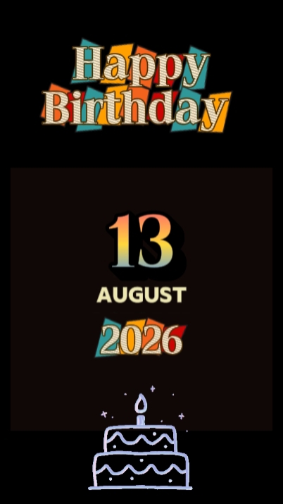 Selamat ulang tahun 