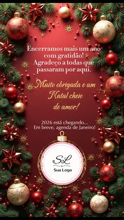 Cartão Natalino ✈️