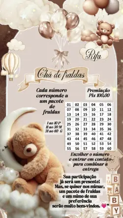 chá de fraldas 