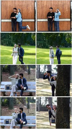 transisi foto banyak