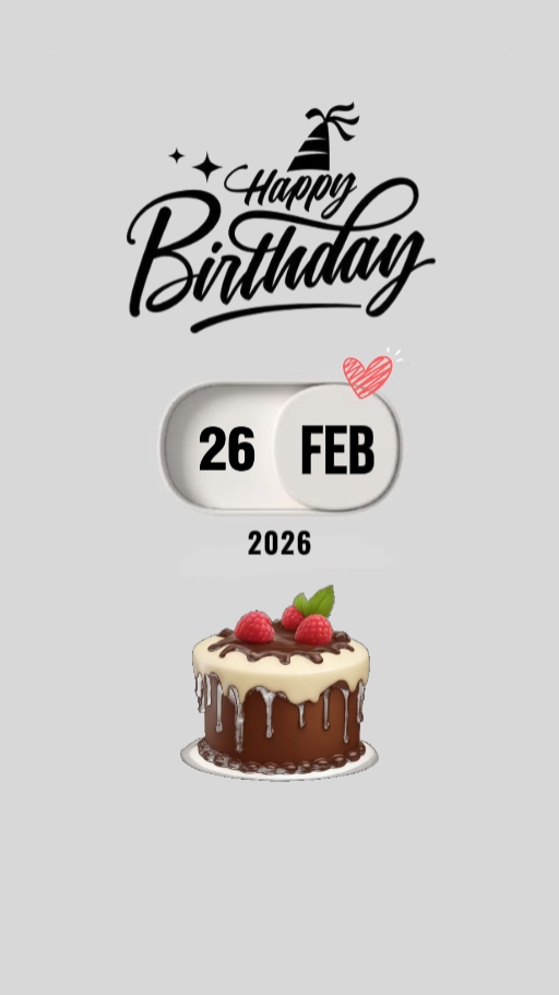 hbd 26 février