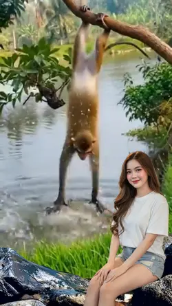 Monyet dan ikan
