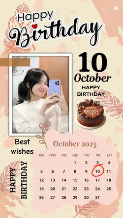 10 OCTOBER HBD 2025
