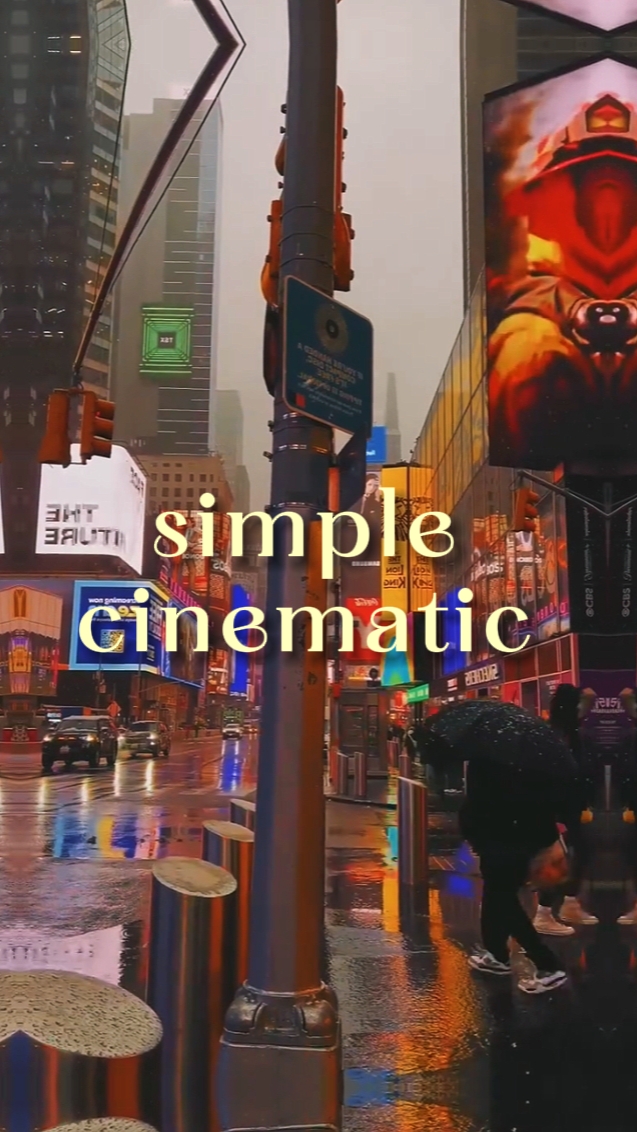 simple cinematic 