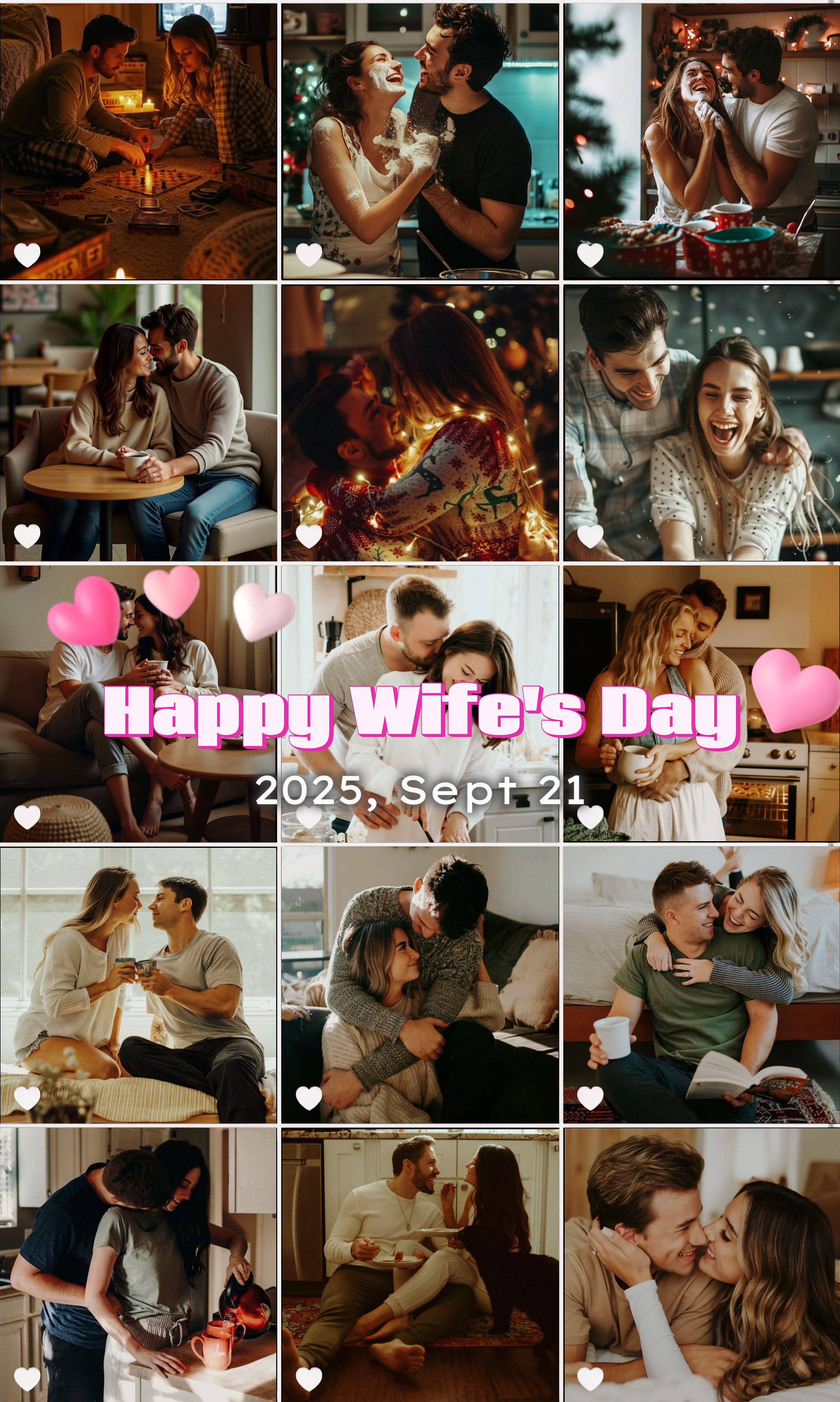 Feliz dia da esposa