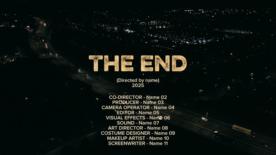 The end