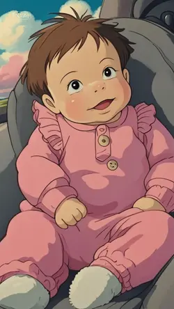 bebê studio ghibli