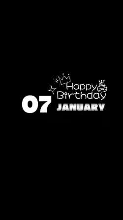 HBD 7 JANUARY 2026