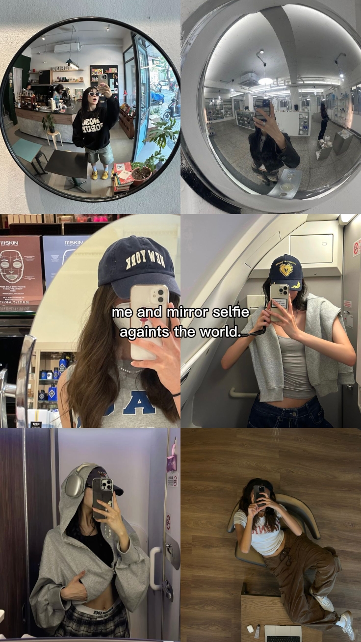 selfie miroir
