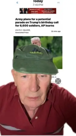 Trump birthday parad