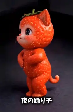 いちごにゃん夜の踊り子