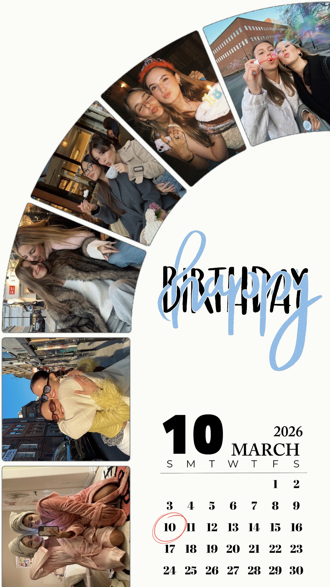 Feliz cumpleaños, 10 de marzo de 2026