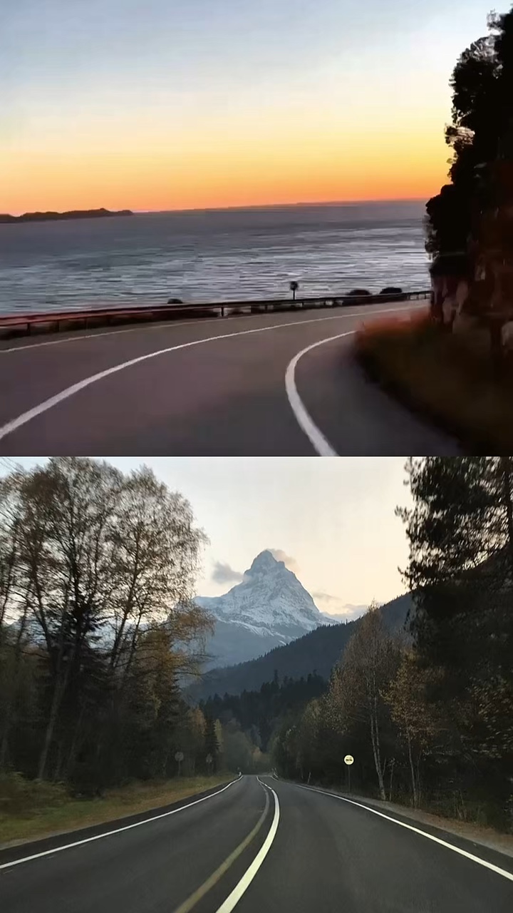 layout before after
