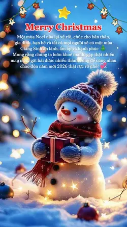 Mẫu chúc Giáng Sinh