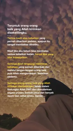 Teruntuk Orang² Baik
