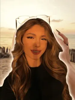 Menina se prepara 