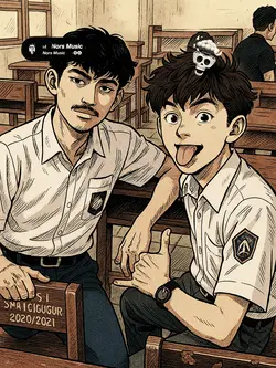 manga style school