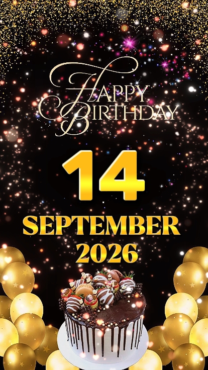 HBD 14 September2026