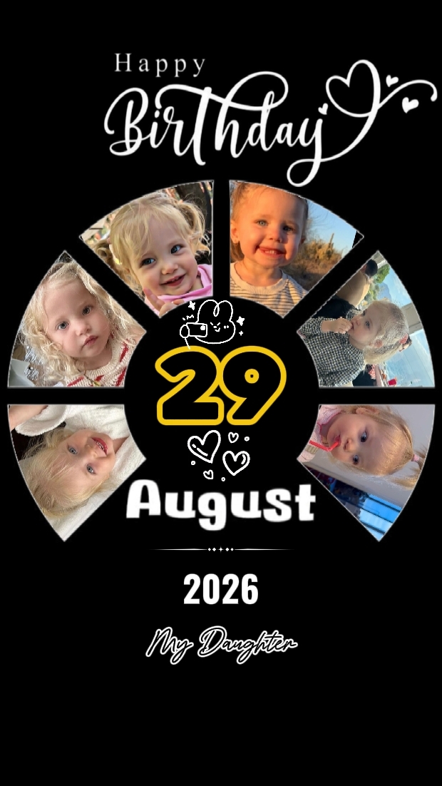 ANNIVERSAIRE FILLE 29 AOÛT