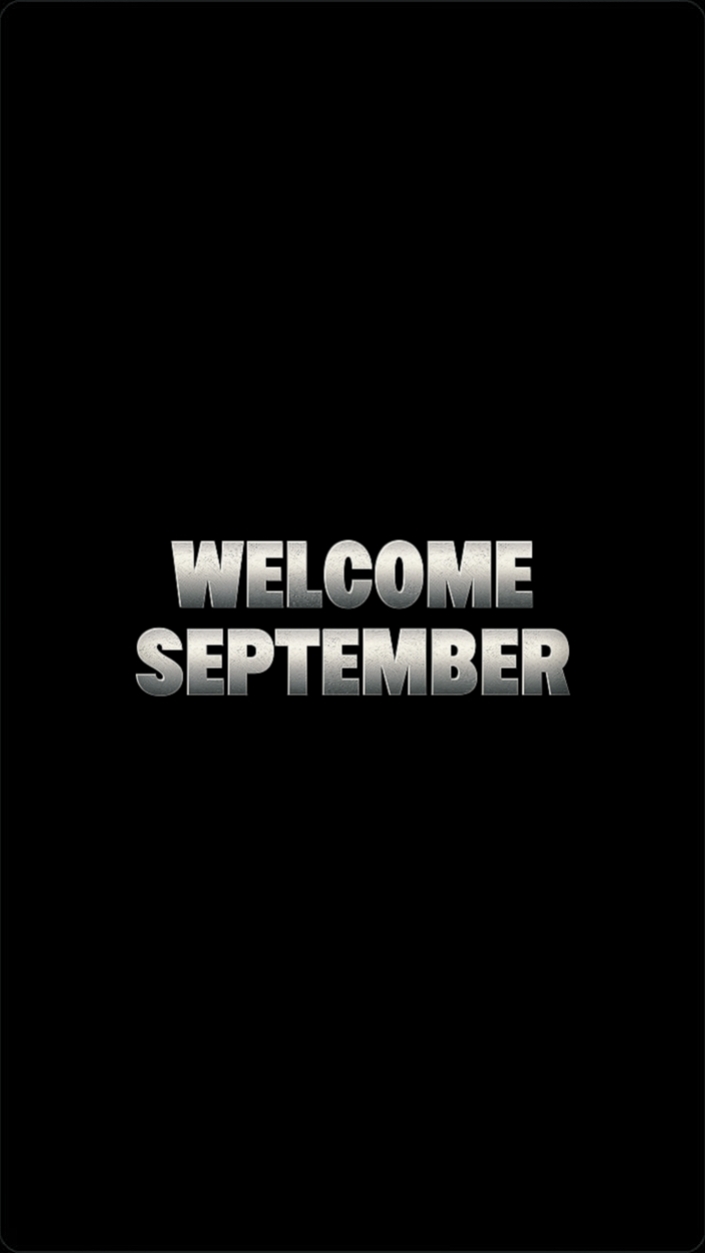 selamat datang September 