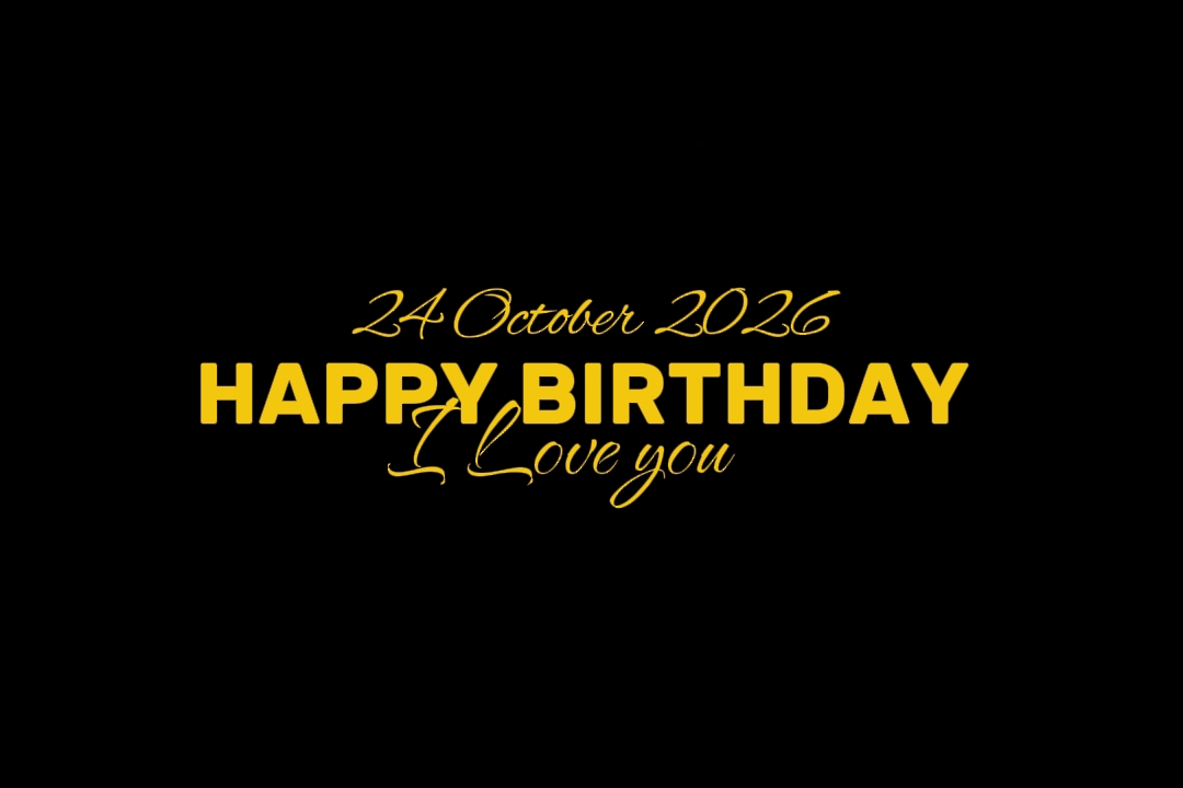 ULANG TAHUN 24 OKTOBER 