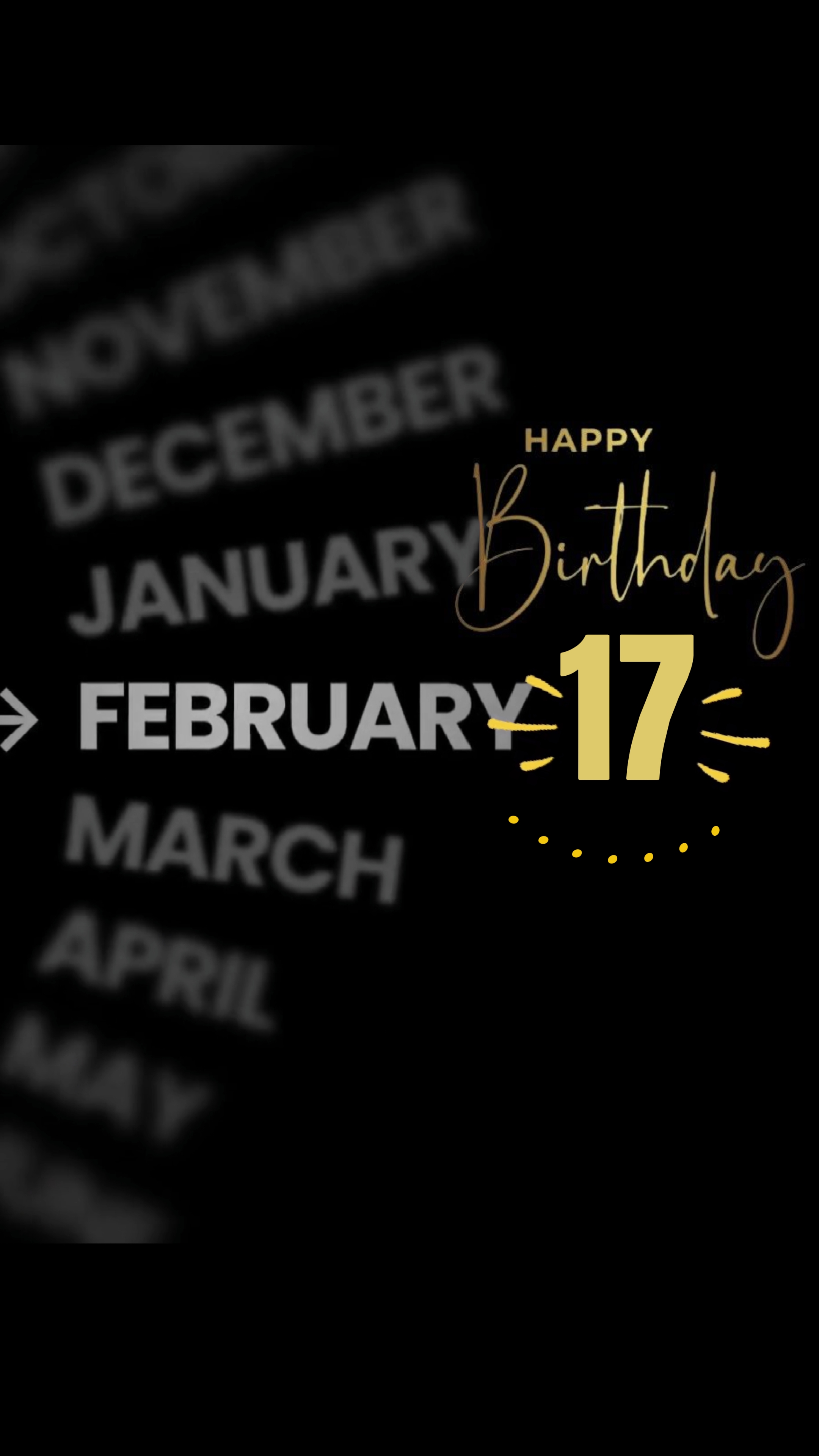 Anniversaire 17 février