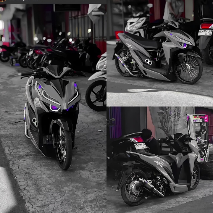 3 foto motor Kece