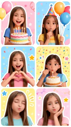 sticker aniversário