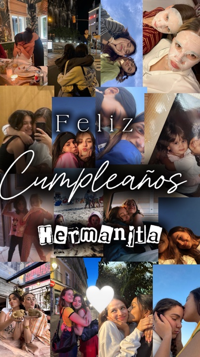 HBD hermanita 🤍