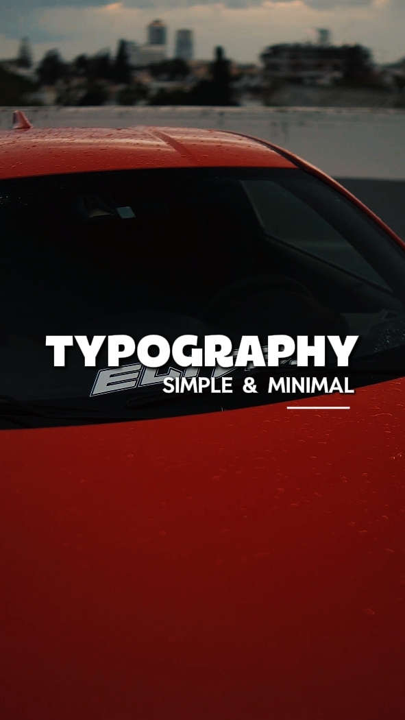 cinematic car edit 